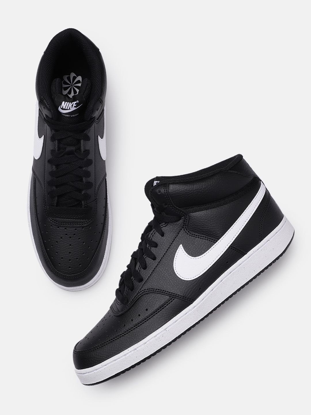 Buy Nike Men Court Vision Mid Sneakers Casual Shoes for Men 21252268
