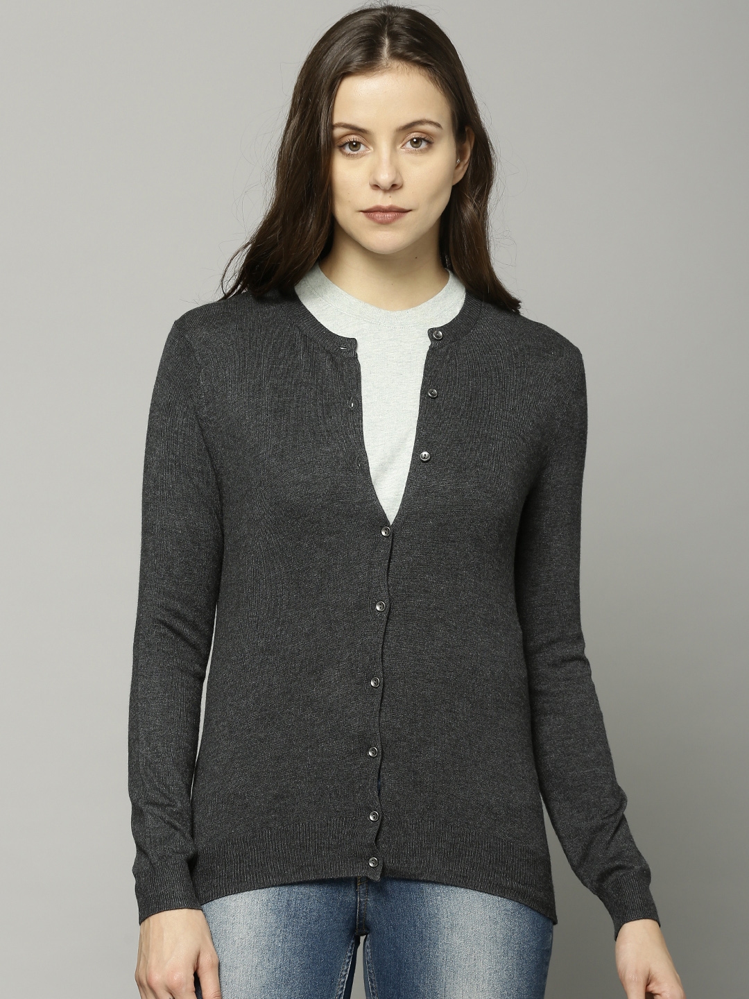 marks and spencer grey cardigan