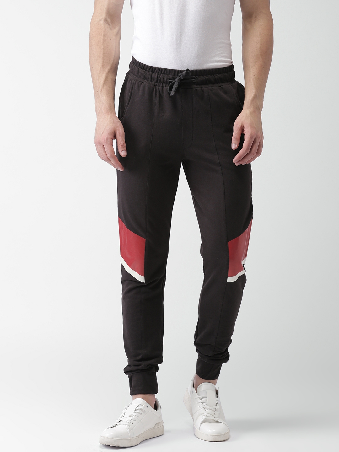brown joggers mens