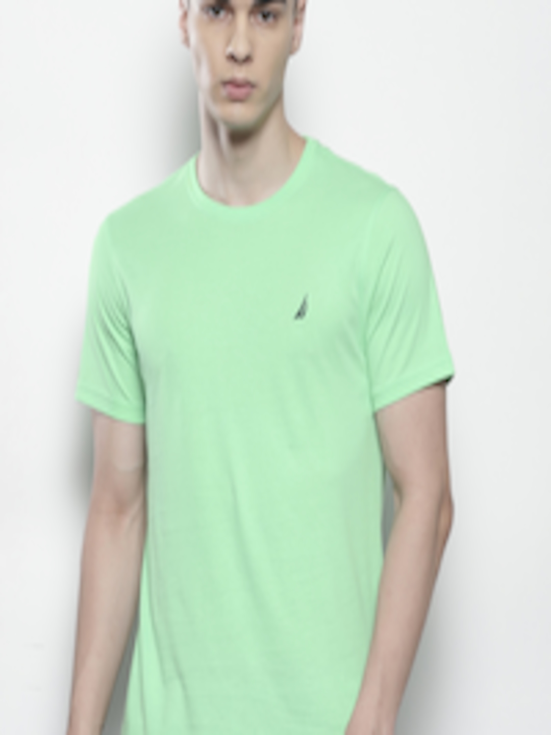 Buy Nautica Men Pure Cotton Solid T Shirt - Tshirts for Men 21264352 ...