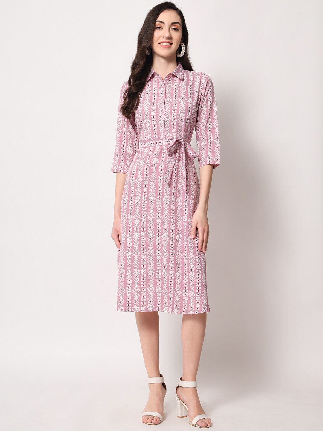 Buy Fbella Crepe A Line Dress - Dresses for Women 21271614 | Myntra