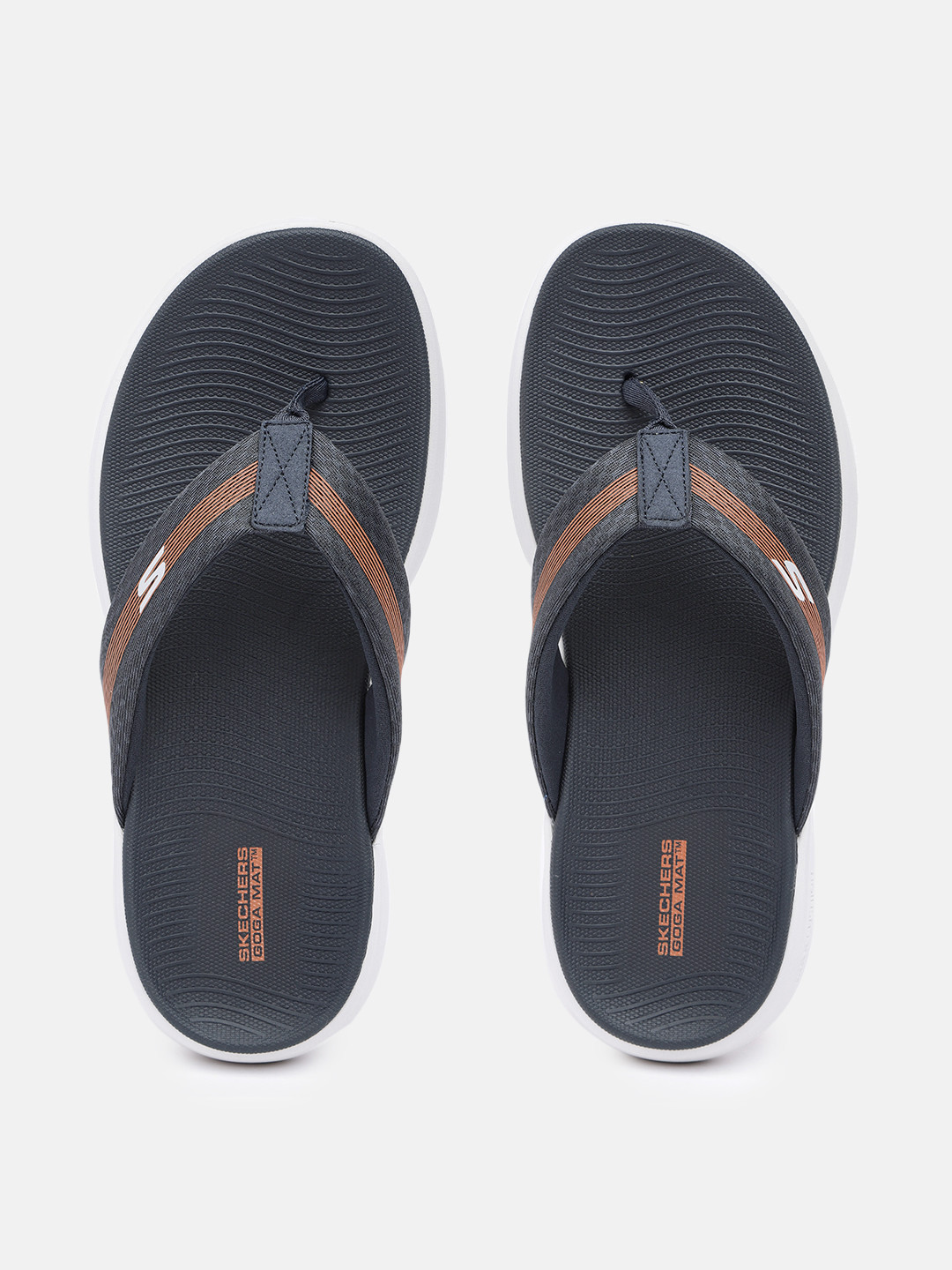 Maxed Flops Buy Skechers Men MAX CUSHIONING ESSENTIAL SAND Striped Thong Flip Flops ...