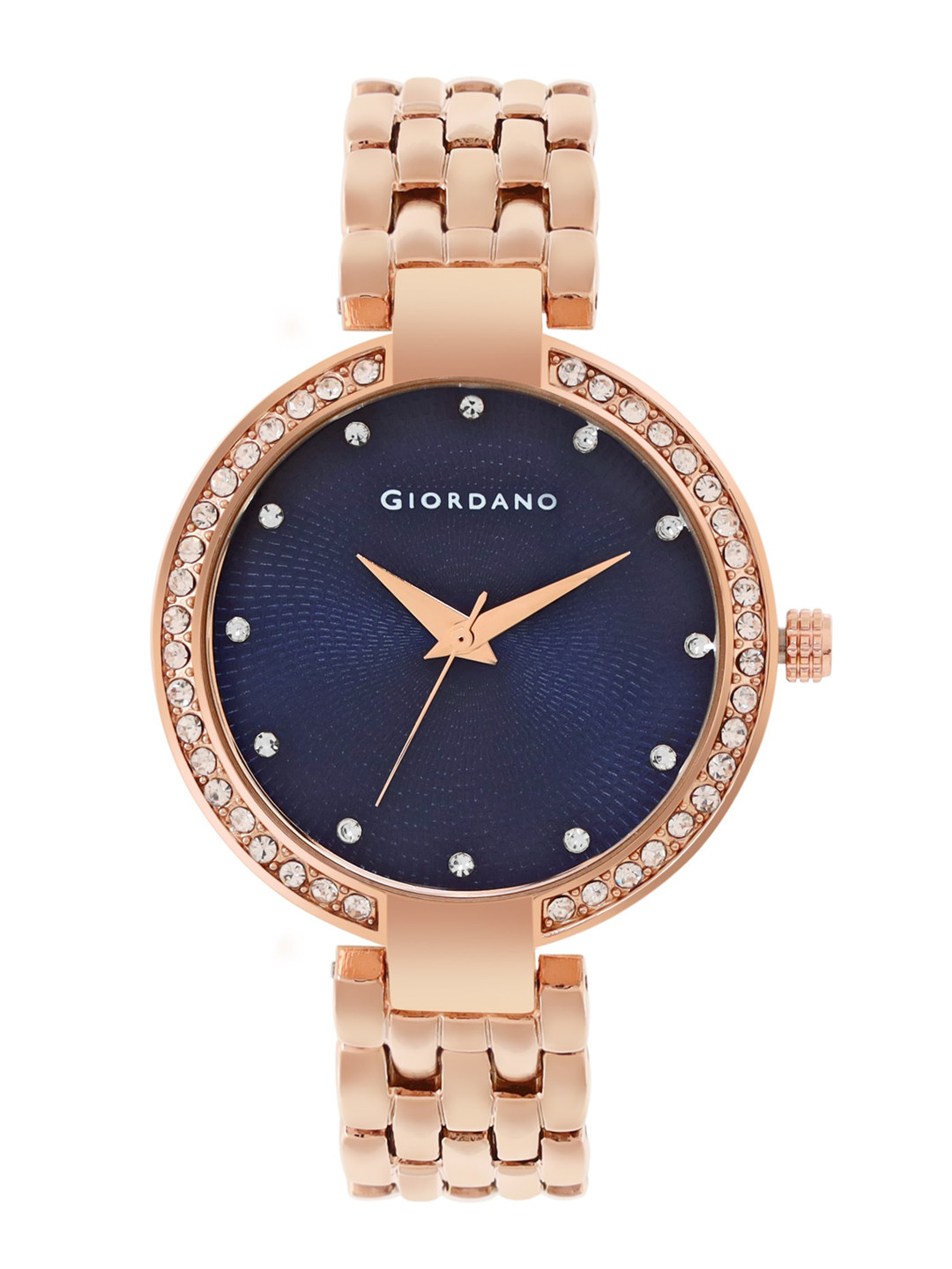 Buy GIORDANO Women Embellished Dial & Stainless Steel Bracelet Style
