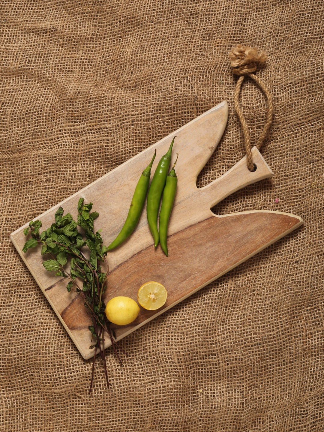 Buy SEASHELL Brown Wooden Cutting Board Kitchen Tools for Unisex