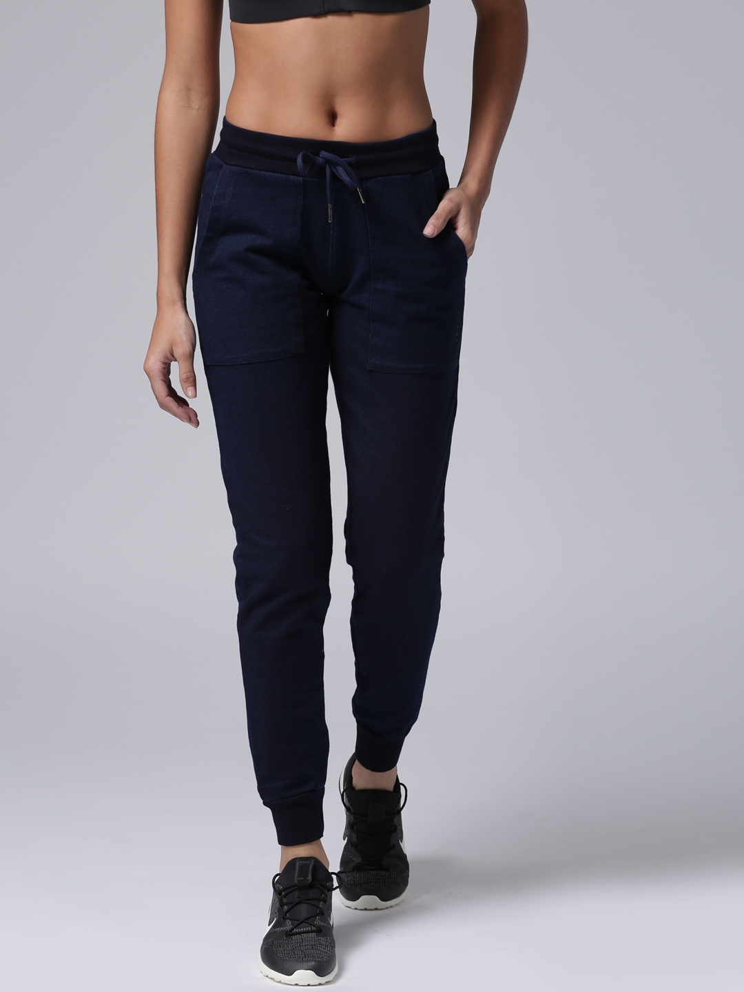 womens joggers navy