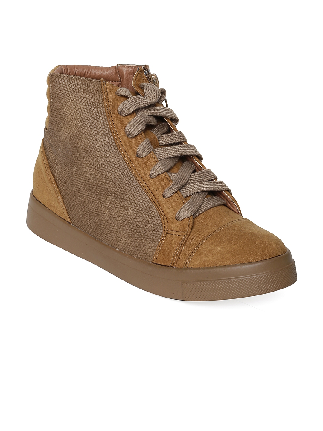 tan hightop shoes