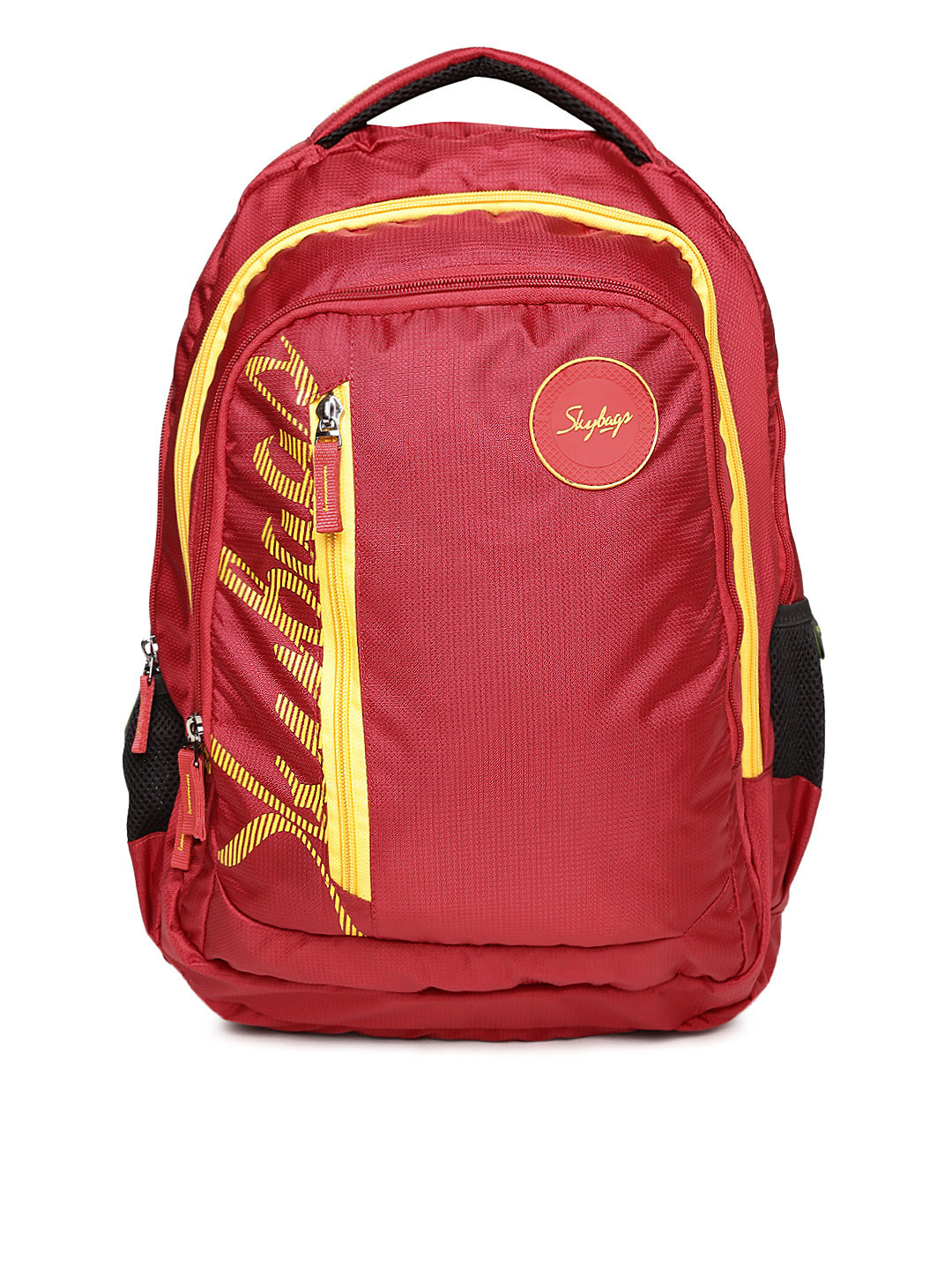 Buy Skybags Unisex Red Textured Laptop Backpack Backpacks for Unisex