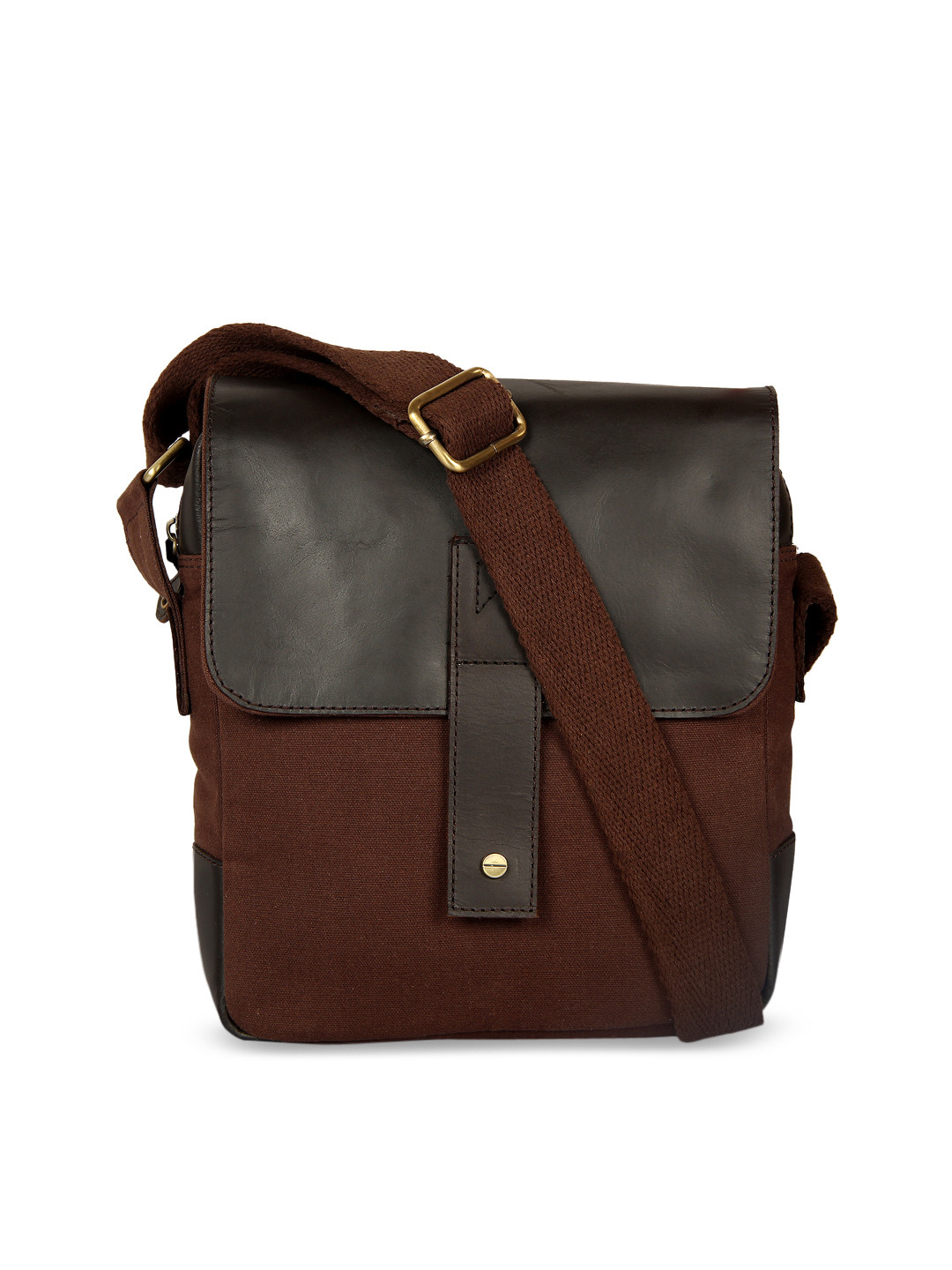 Buy Leather Zentrum Unisex Brown Leather Messenger Bag Messenger Bag