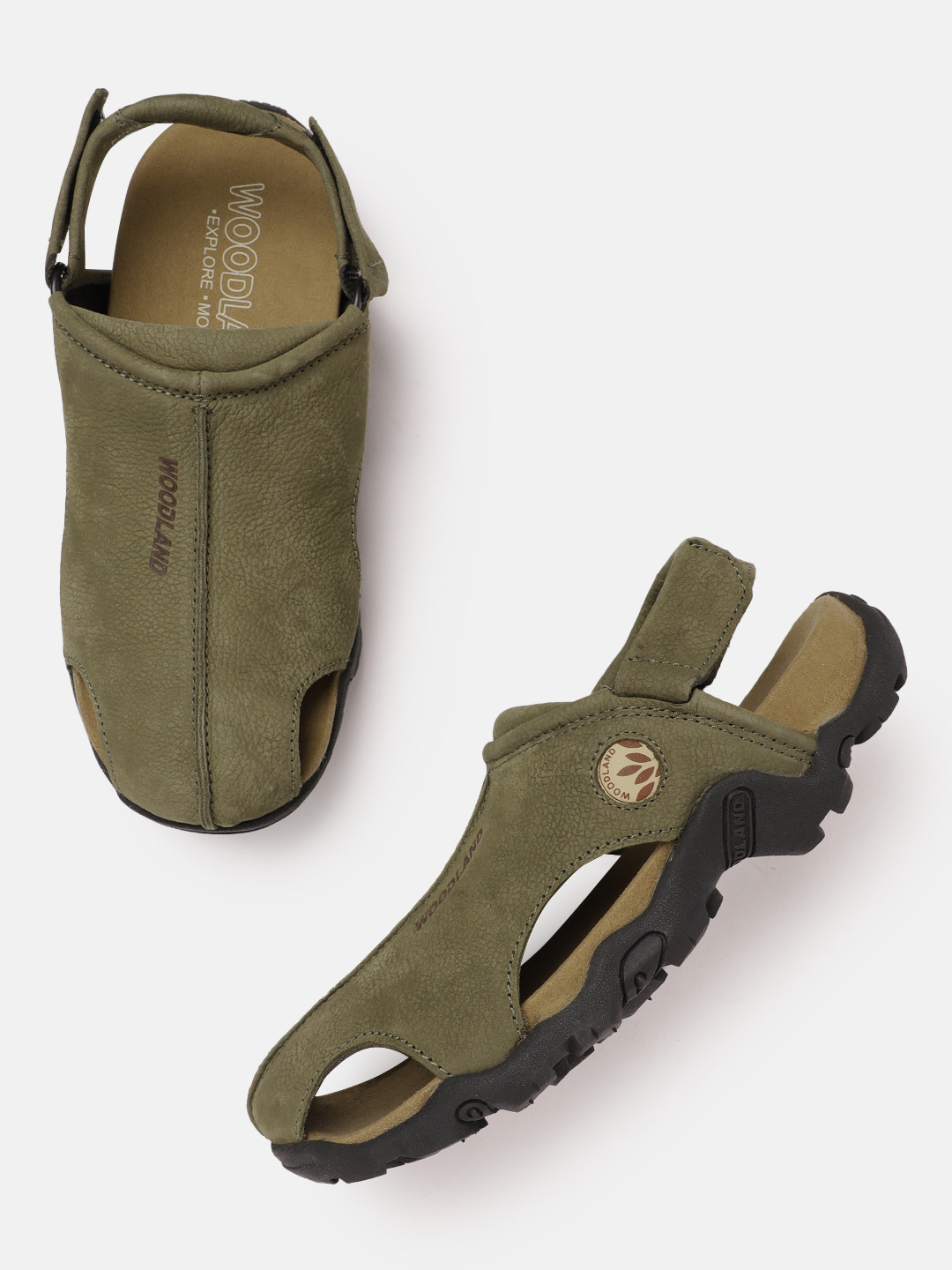 Buy Woodland Men Leather Shoe Style Sandals Sandals for Men 21296046