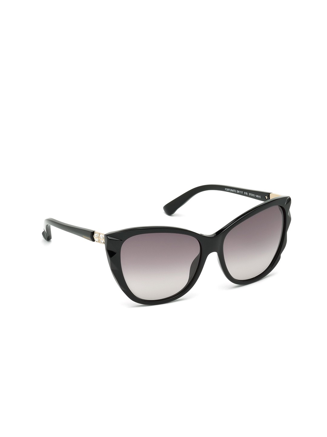 Buy SWAROVSKI Women Cateye Sunglasses With UV Protected Lens SK0117 57 ...