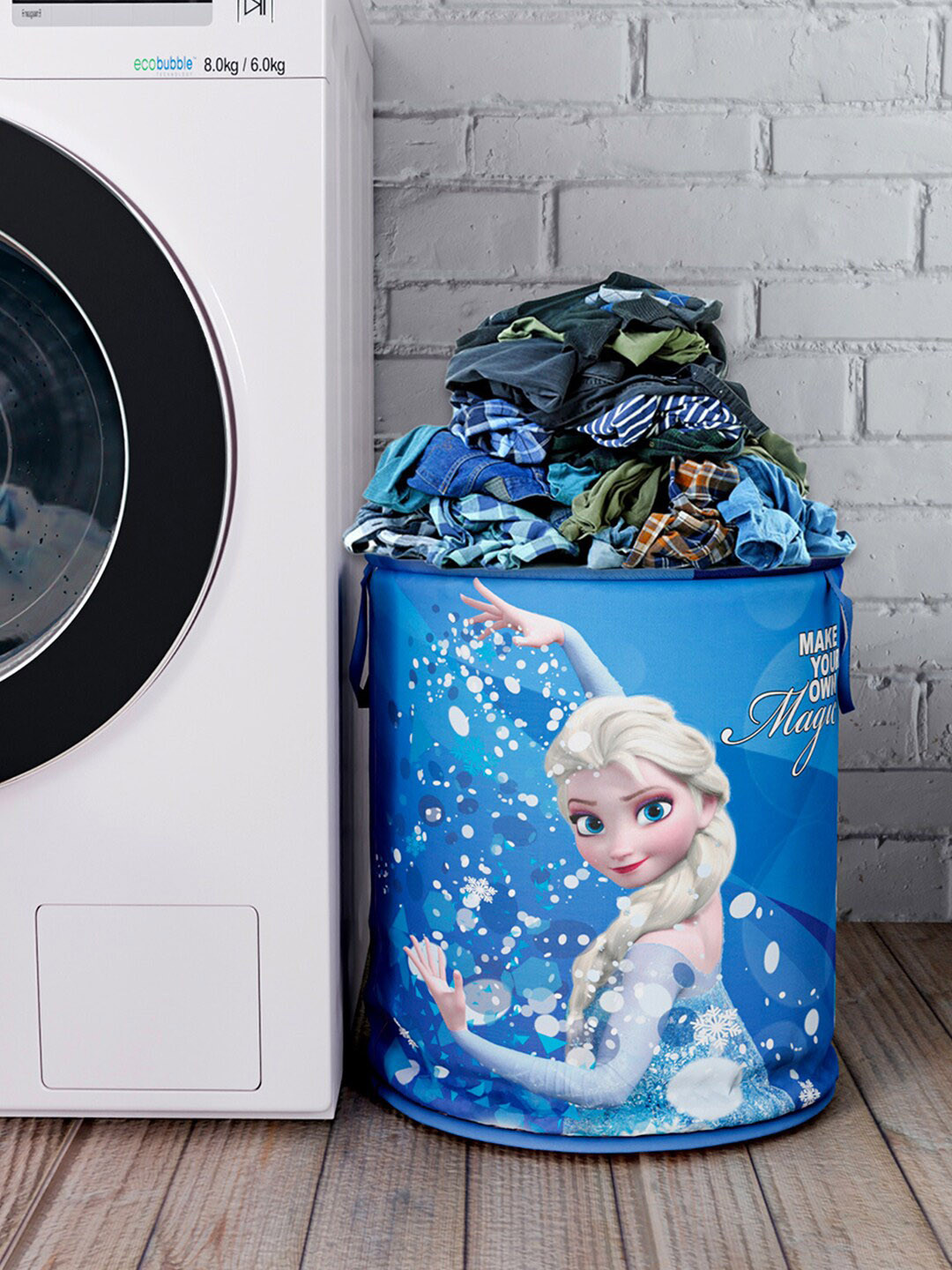 Buy Kuber Industries Blue Printed Laundry Bag Laundry Bag for Unisex