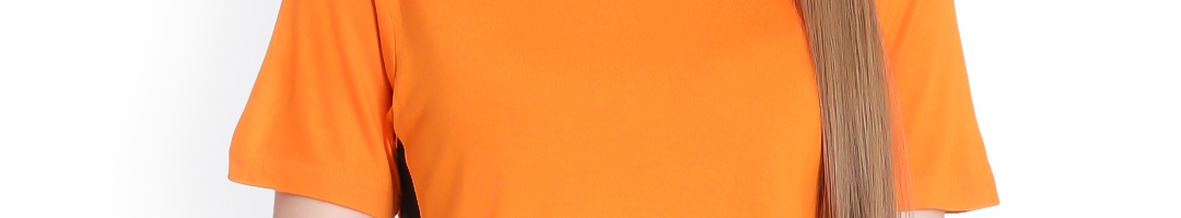 Buy United Colors Of Benetton Women Orange Solid Top - Tops for Women ...