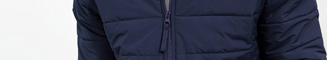 Buy Snitch Men Blue Floral Lightweight Sporty Jacket - Jackets for Men ...