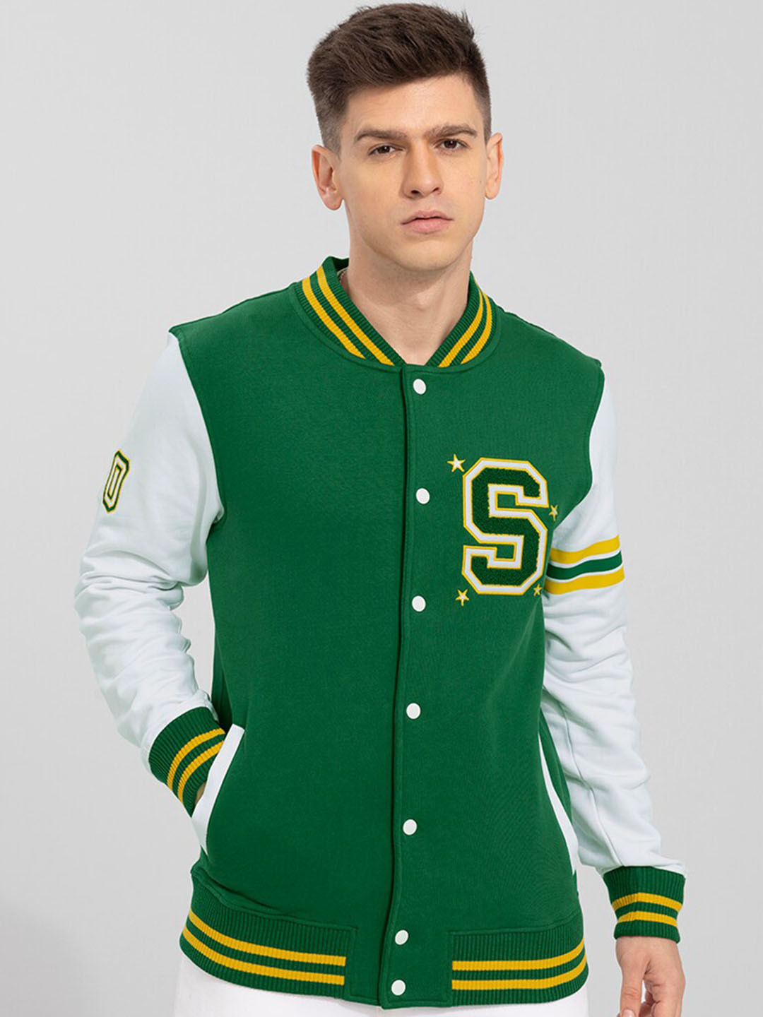 Buy Snitch Men Cotton Varsity Jacket Jackets for Men 21310106 Myntra
