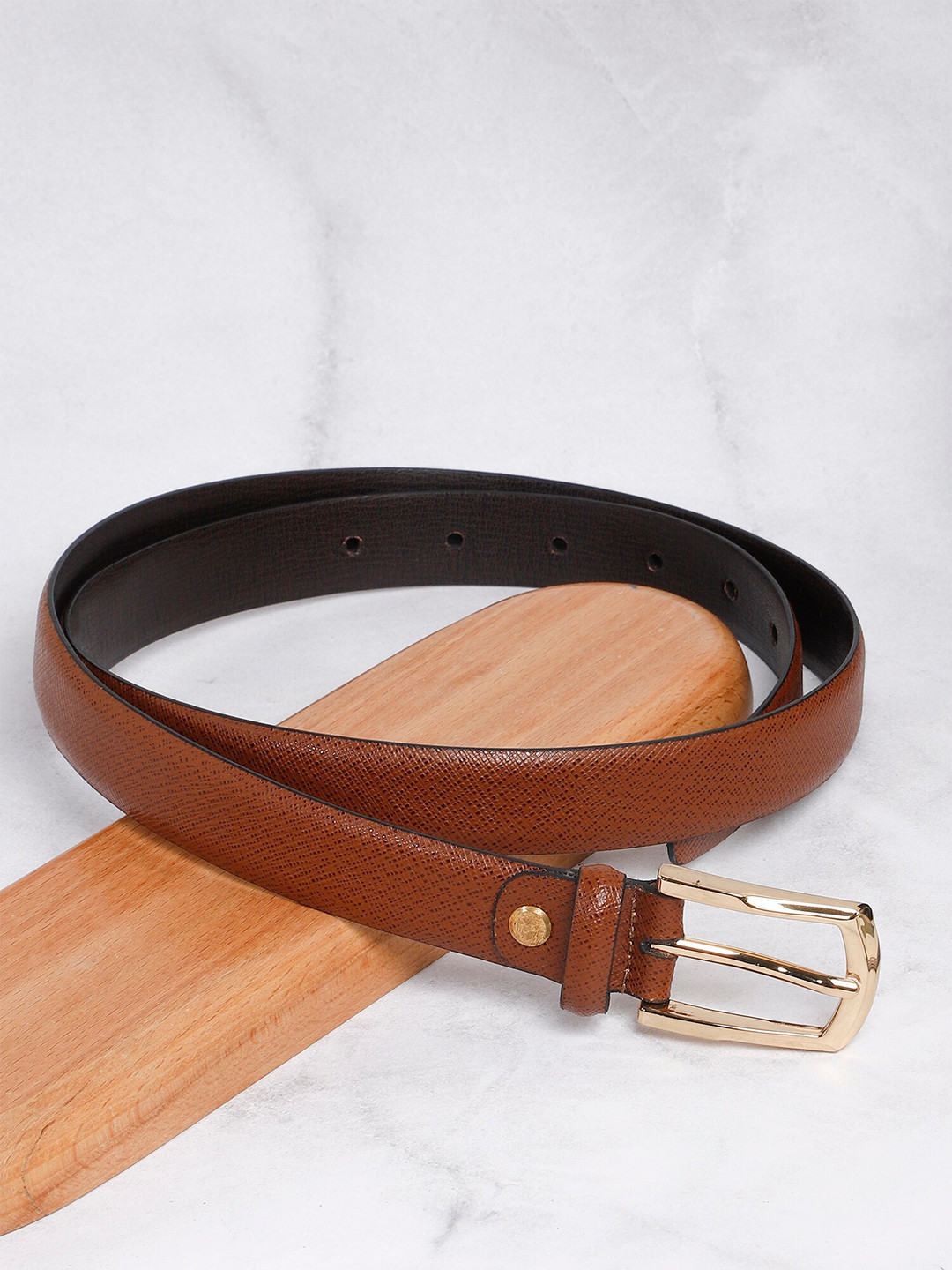 Buy Carlton London Women Textured Leather Formal Belt Belts for Women