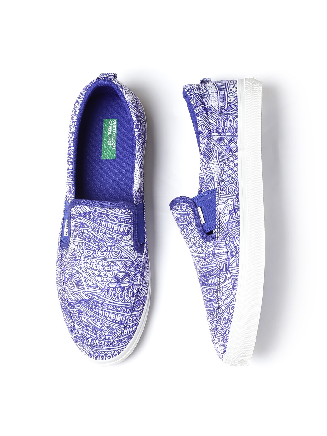 benetton slip ons