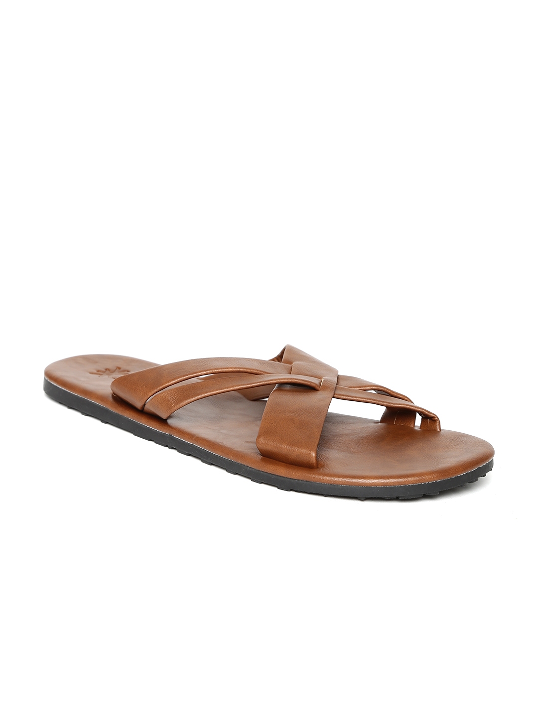 united colors of benetton men's leather sandals and floaters