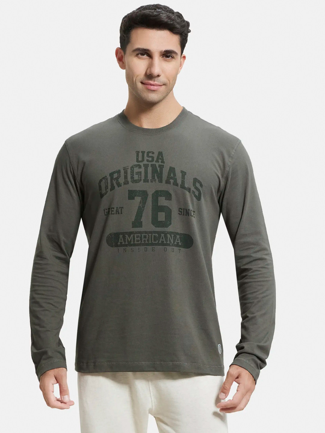 Buy Jockey Men Typography Printed T Shirt - Tshirts for Men 21315772 ...