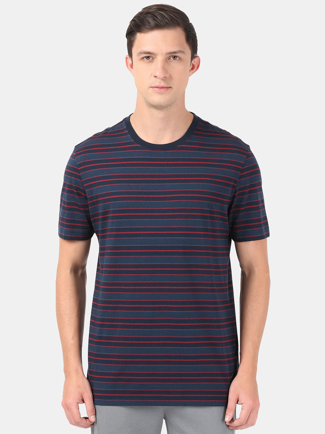 Buy Jockey Men Striped T Shirt - Tshirts for Men 21315812 | Myntra