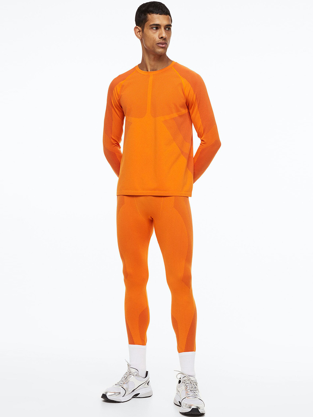 Buy H&M Men Seamless Sports Tights In DryMove Tights for Men 21325646 Myntra