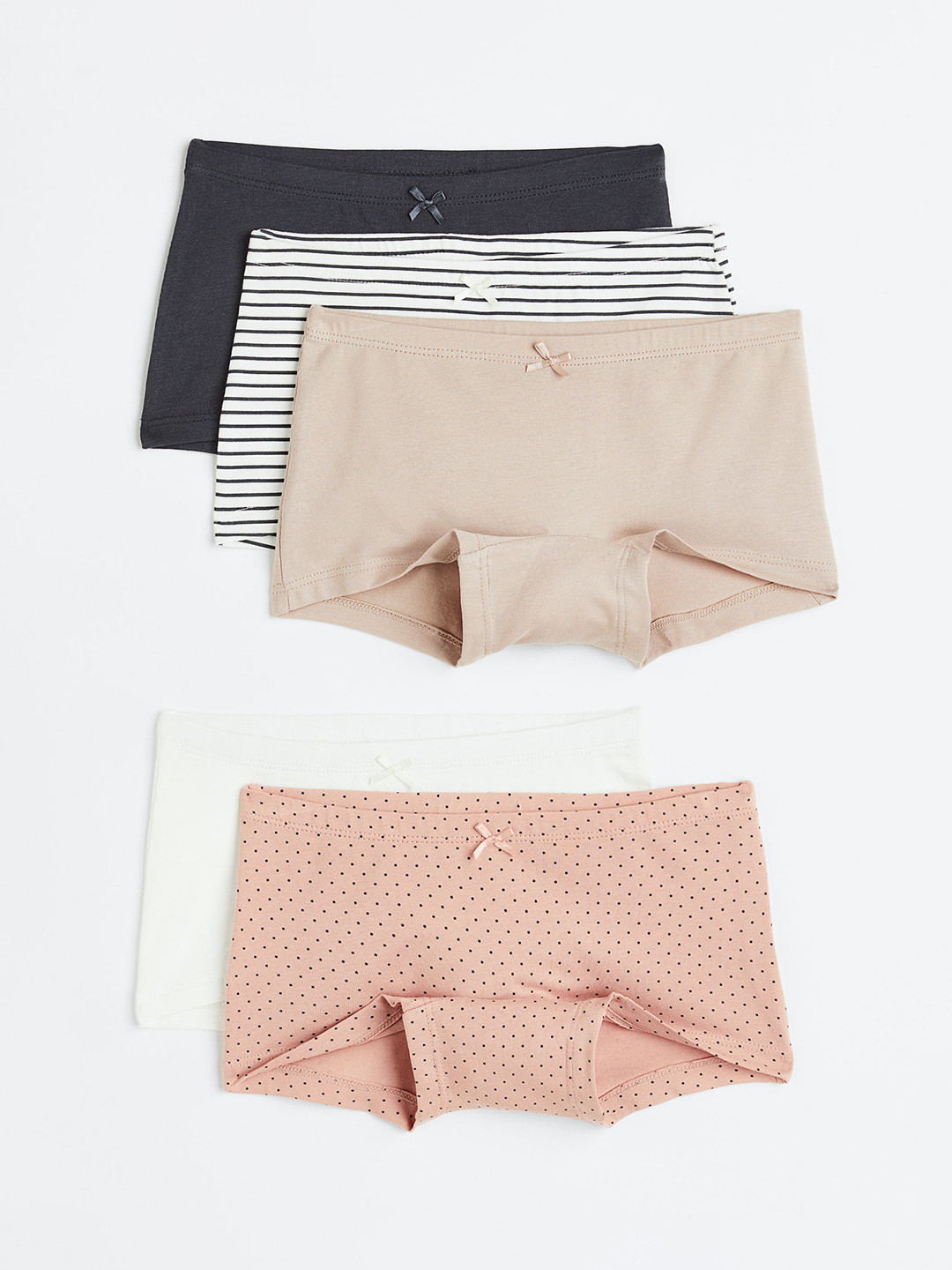 Buy H&M Girls 5 Pack Boxer Briefs 0688916132 Briefs for Girls