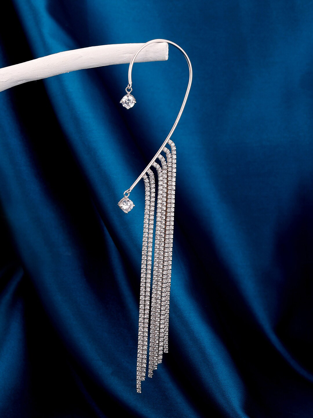 Buy GIVA 925 Sterling Silver Contemporary Ear Cuff Earrings Earrings