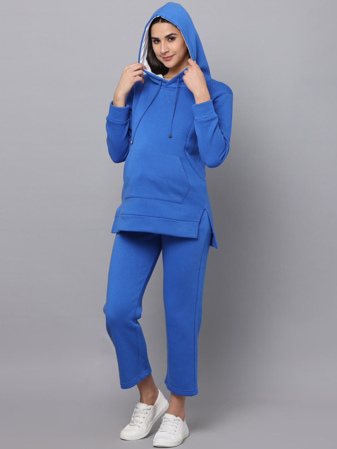 Buy The Mom Store Women Maternity Hooded Track Suit Tracksuits for