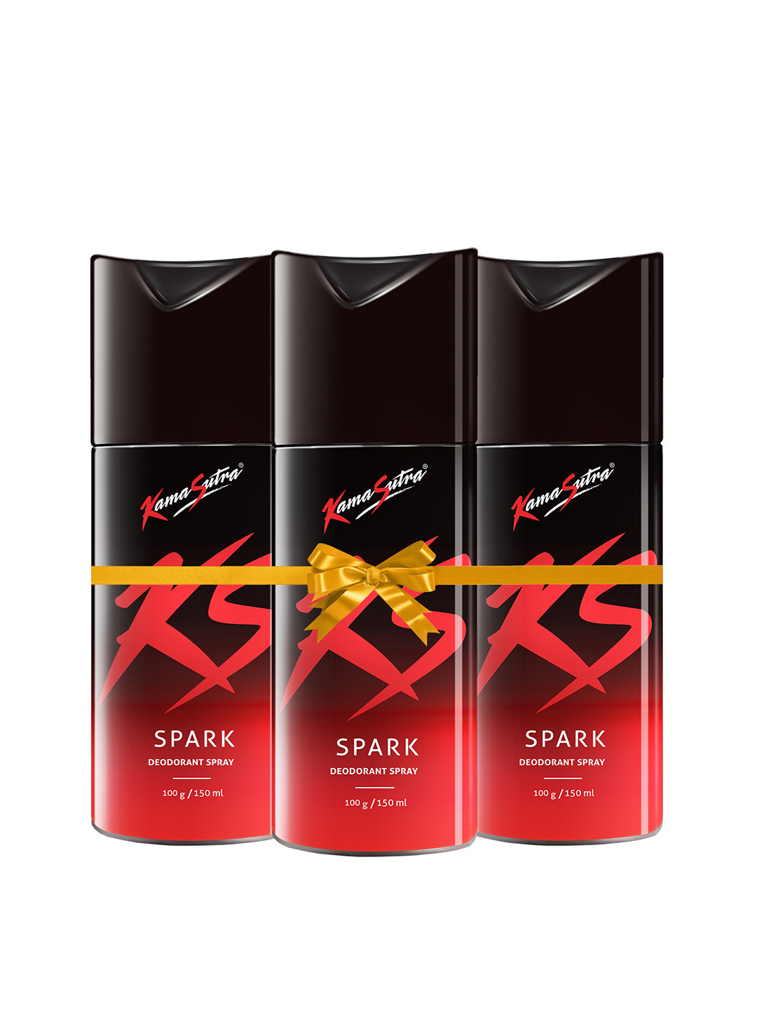 Buy KamaSutra Men Set Of 3 Spark Deodorant Spray 150ml Each Deodorant