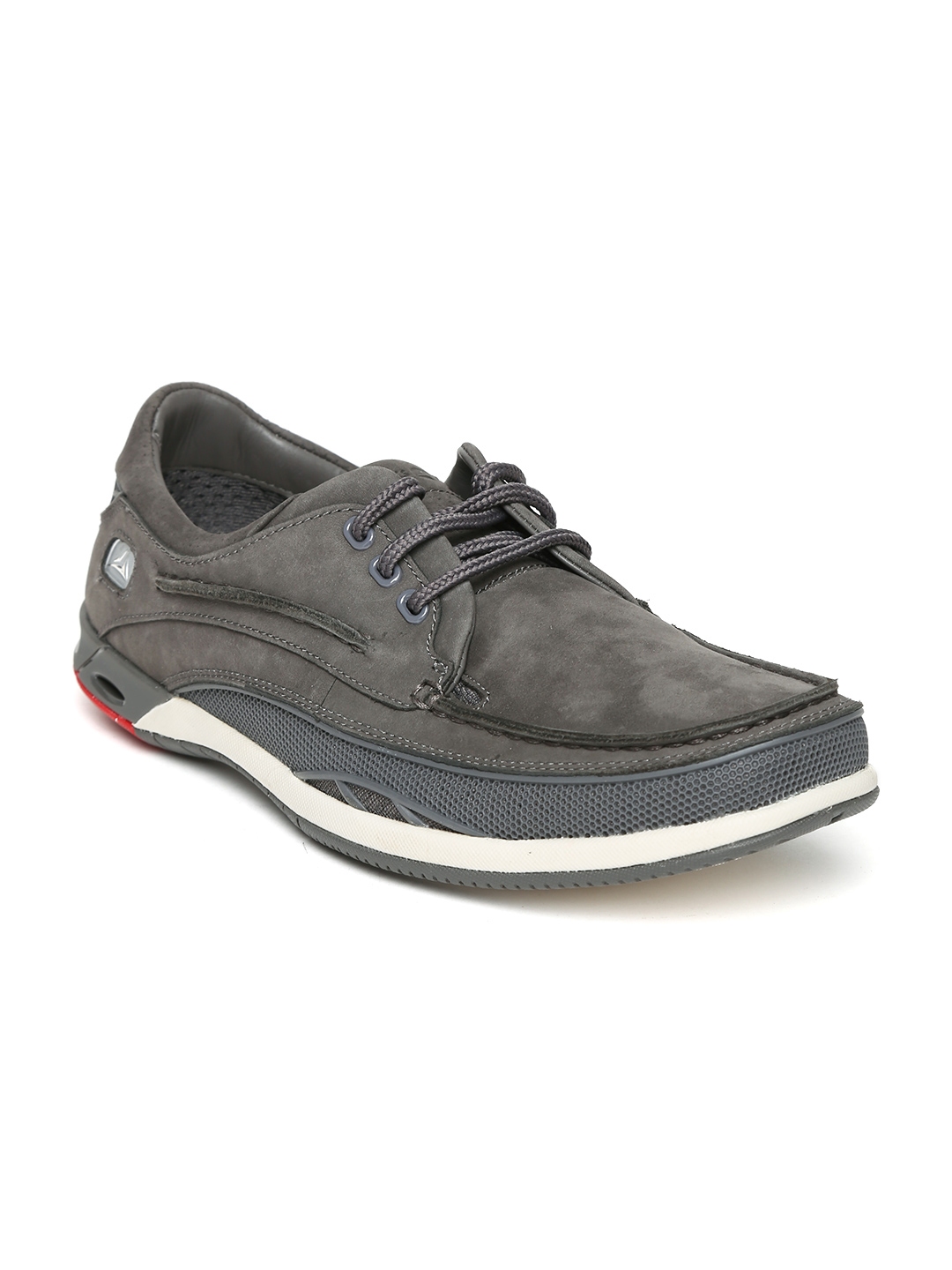 Buy Clarks Men Grey Suede Leather Casual Shoes - Casual Shoes for Men ...