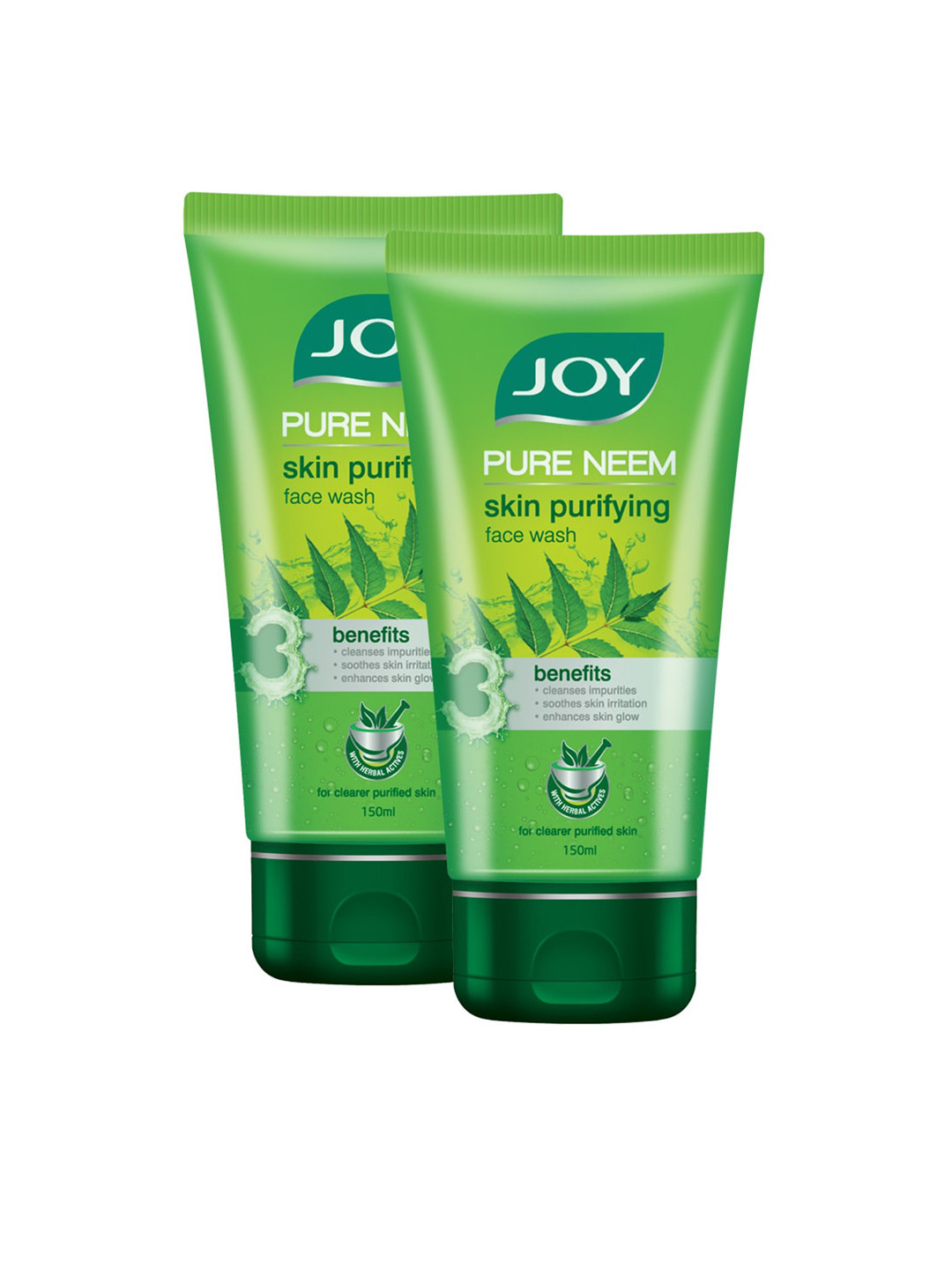 Buy JOY Set Of 2 Skin Purifying Neem Face Wash 150 Ml Each Face Wash