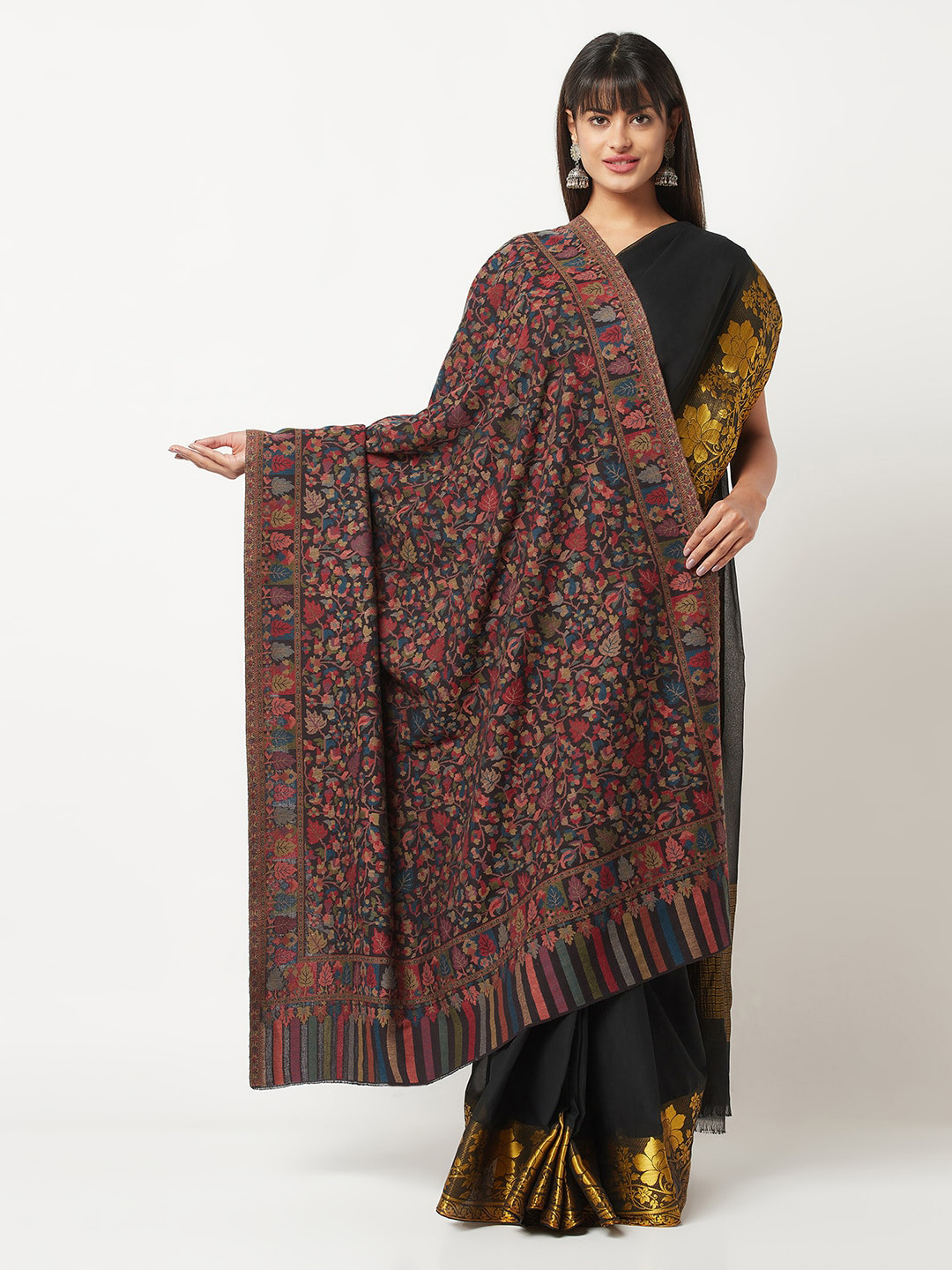 woolen shawl myntra