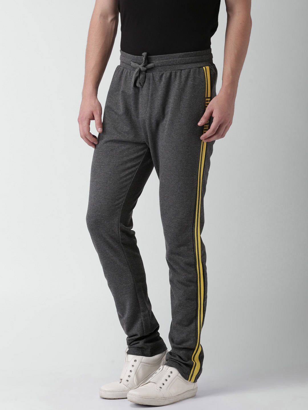 grey track pants mens