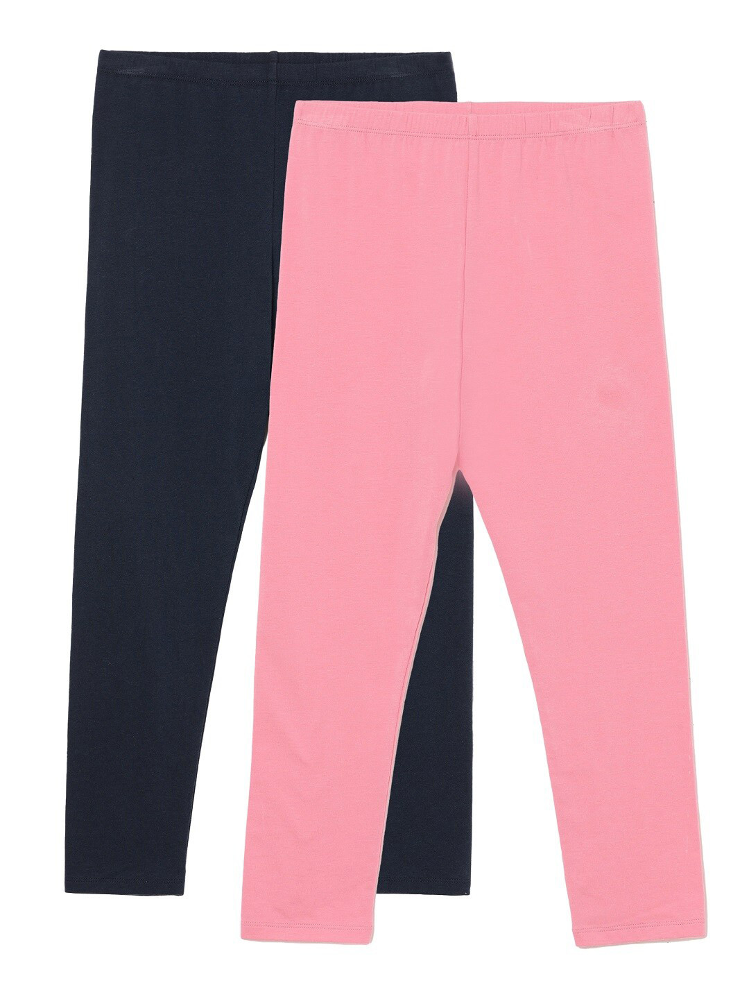 Girls Olive Metal Zipper Jeggings