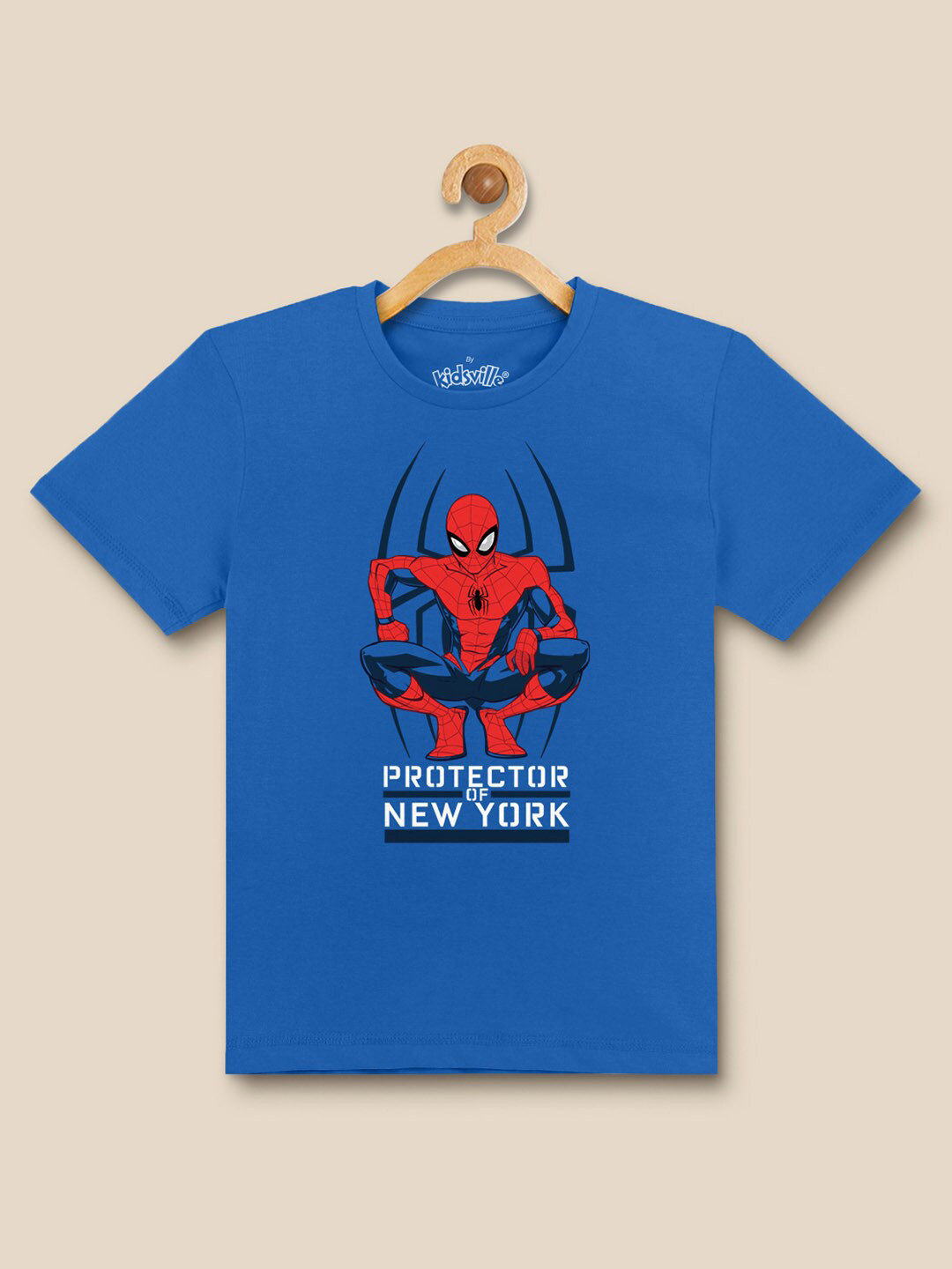 Buy Kids Ville Boys Spider Man Printed T Shirt - Tshirts for Boys ...