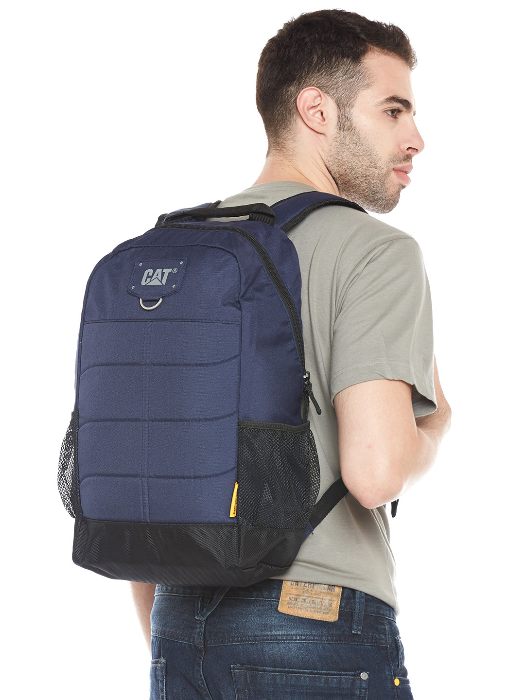 Buy CAT Unisex Navy Blue Solid Backpack Backpacks for Unisex 2136687