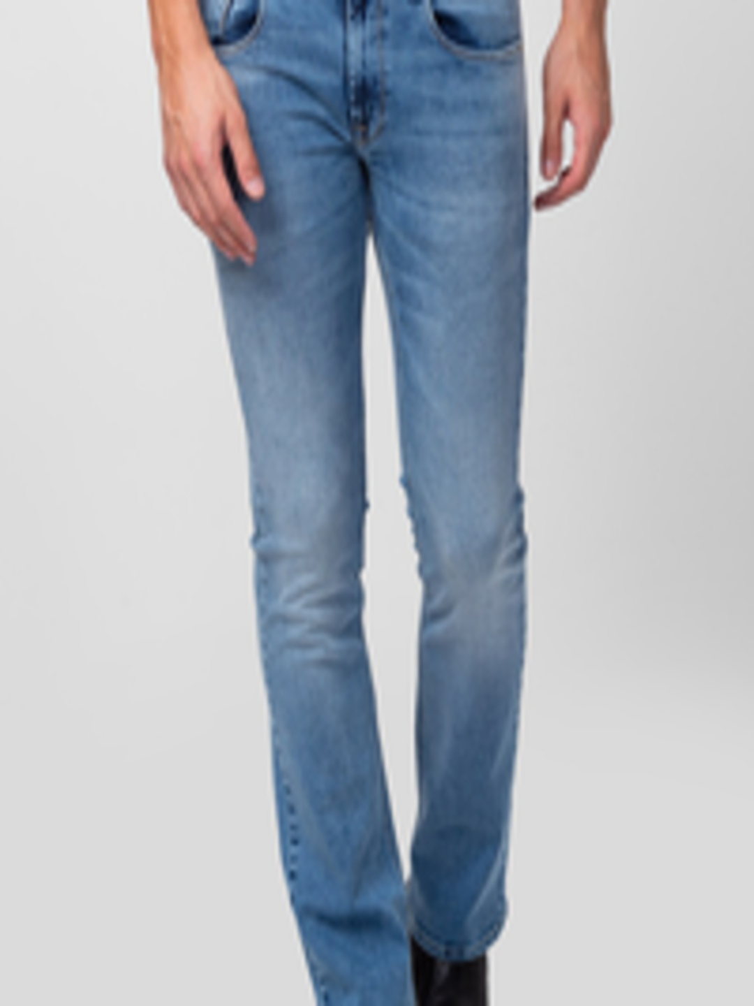Buy SPYKAR Men Low Distress Light Fade Stretchable Cotton Jeans - Jeans ...