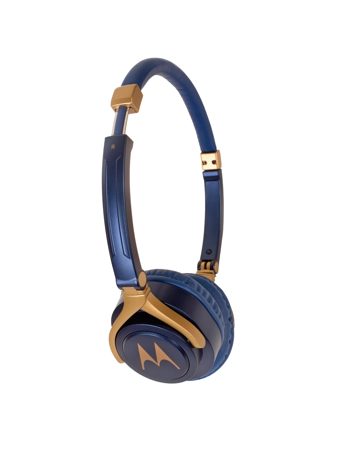 Buy Motorola Blue & Gold Toned Wired Pulse 3 Over Ear Headphones