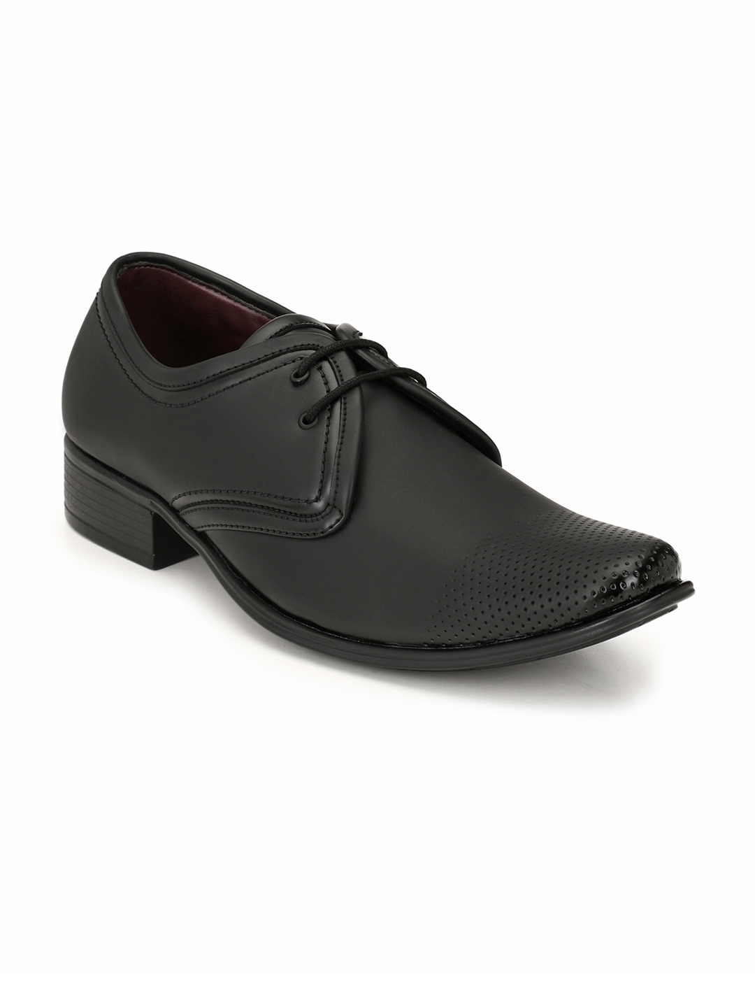 Buy Fentacia Men Black Derbys - Formal Shoes for Men 2137185 | Myntra