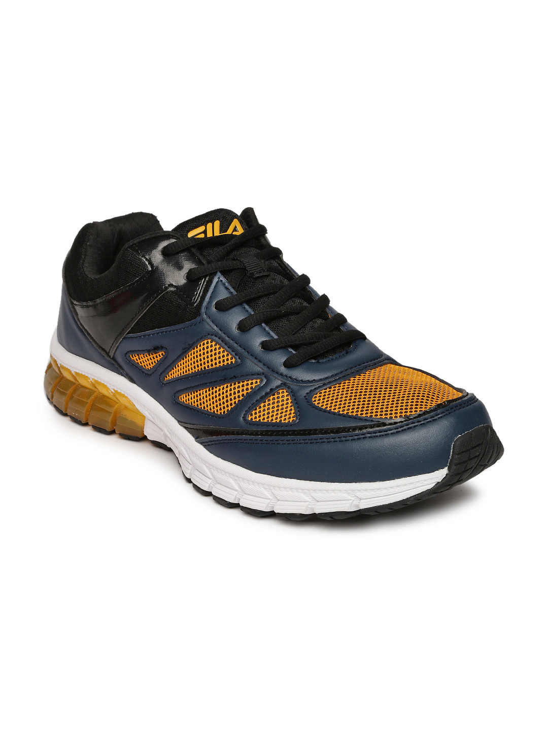 navy blue fila shoes