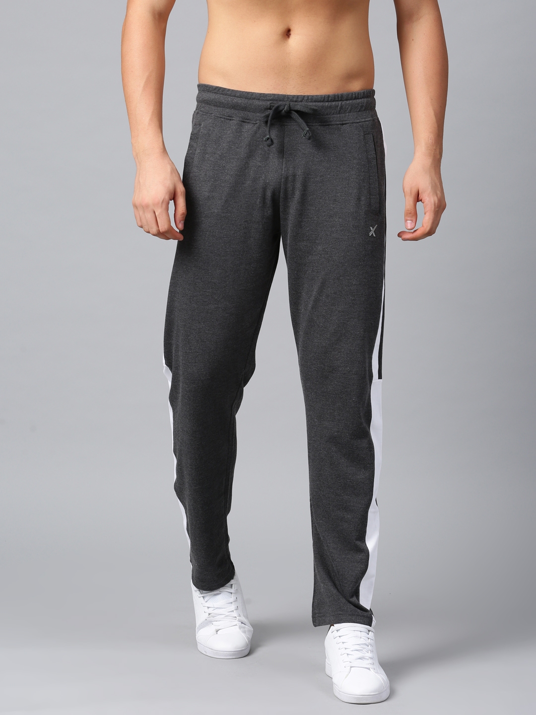 ripped denim joggers mens