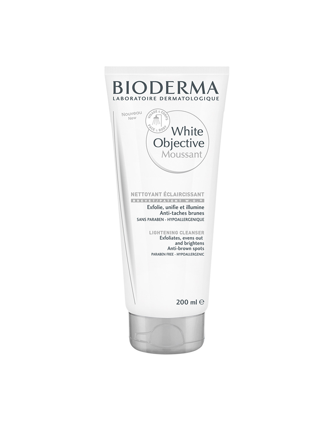 Buy BIODERMA White Objective Moussant Face & Body Wash 200 Ml Body Wash And Scrub for Women