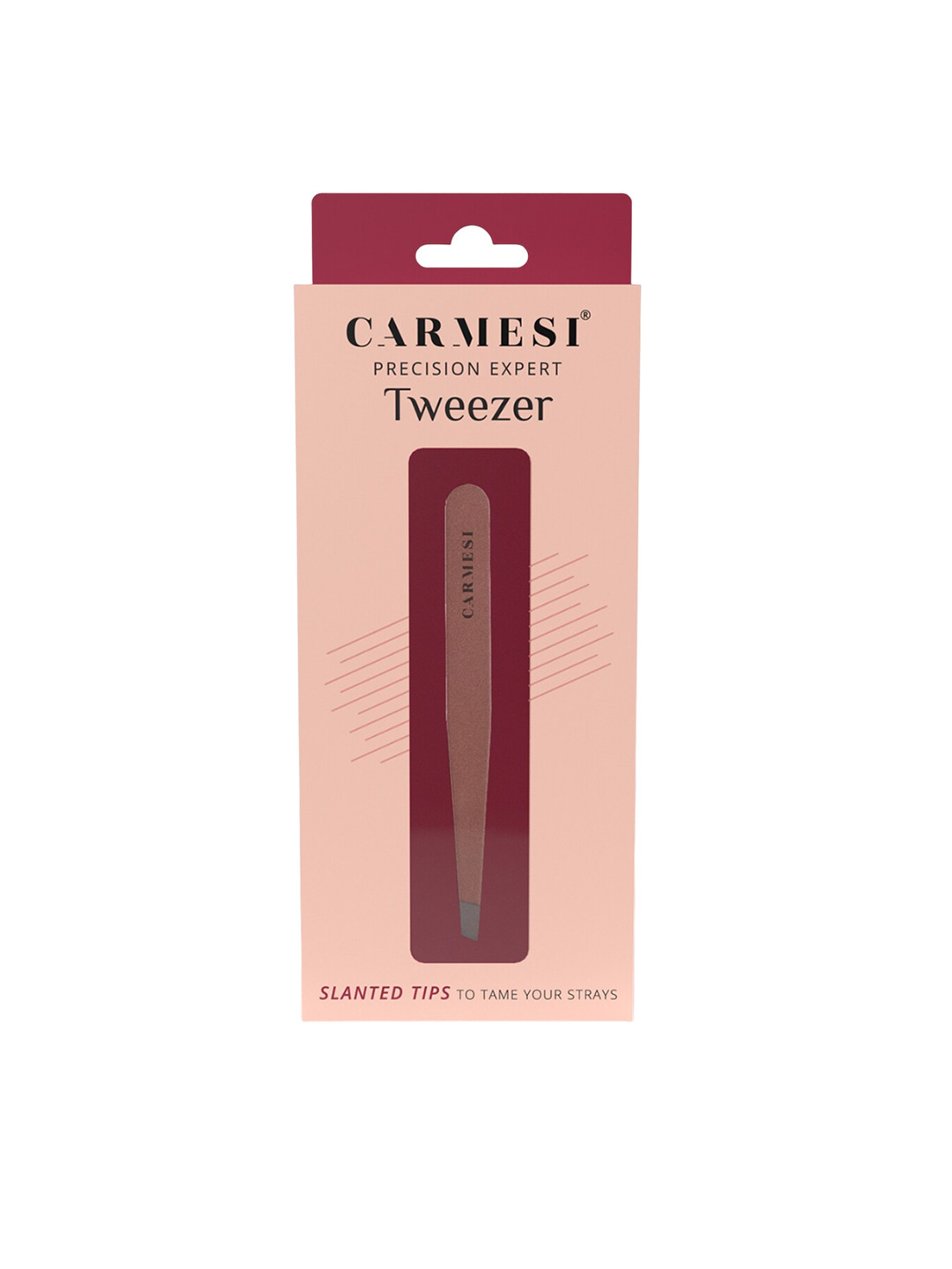 Buy CARMESI Rose Gold Toned Precision Expert Tweezer Tweezers And