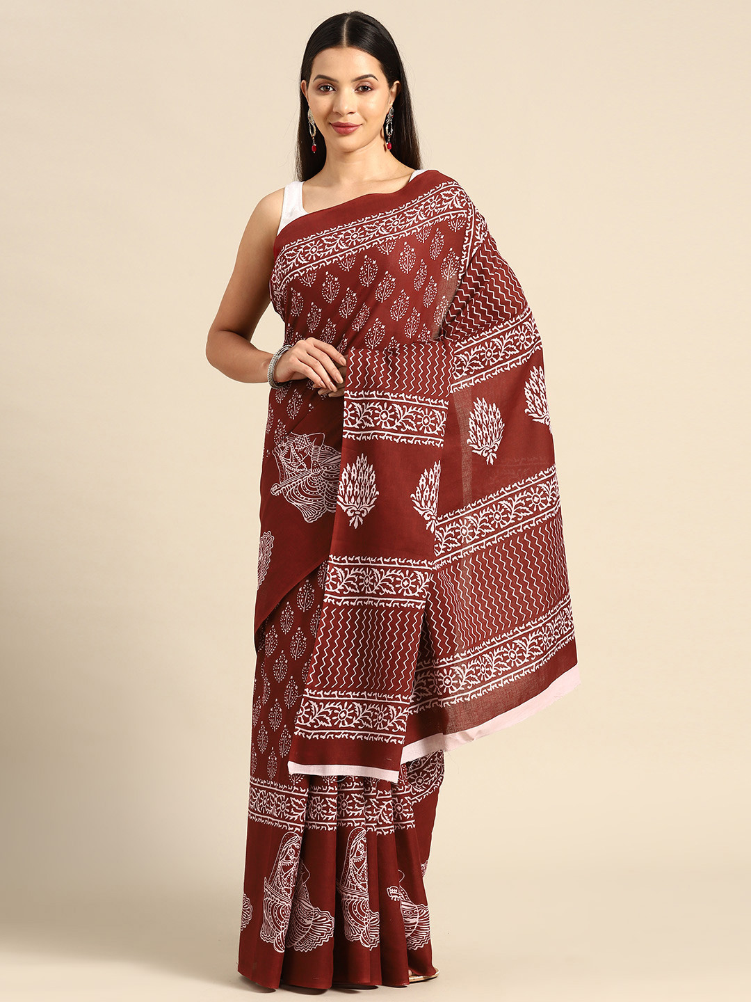 buta buti cotton saree