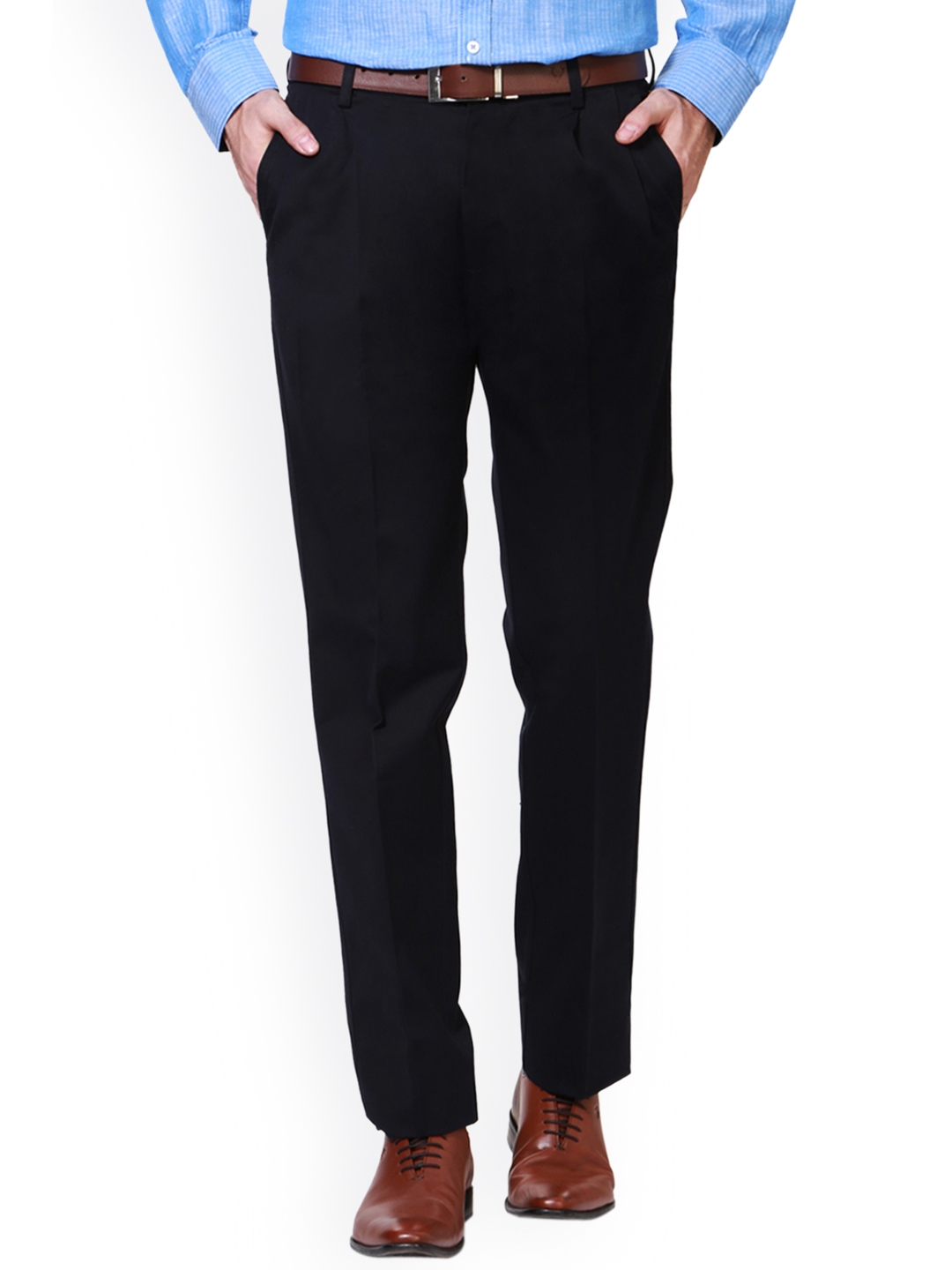 allen solly formal pants