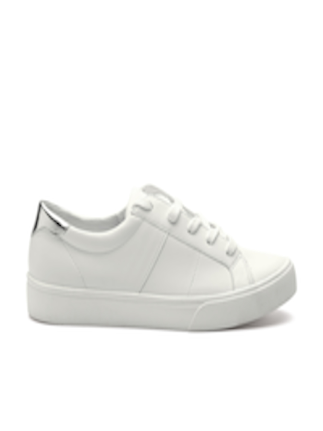 Buy MANGO Women White Sneakers - Casual Shoes for Women 2141678 | Myntra