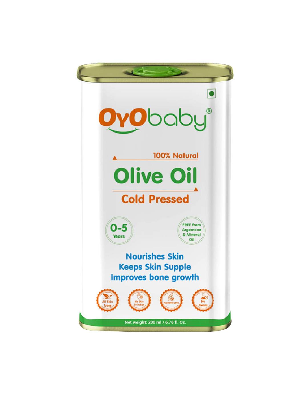 Buy OYO BABY Massage Extra Virgin Olive Oil 200 Ml Baby Body Oil for