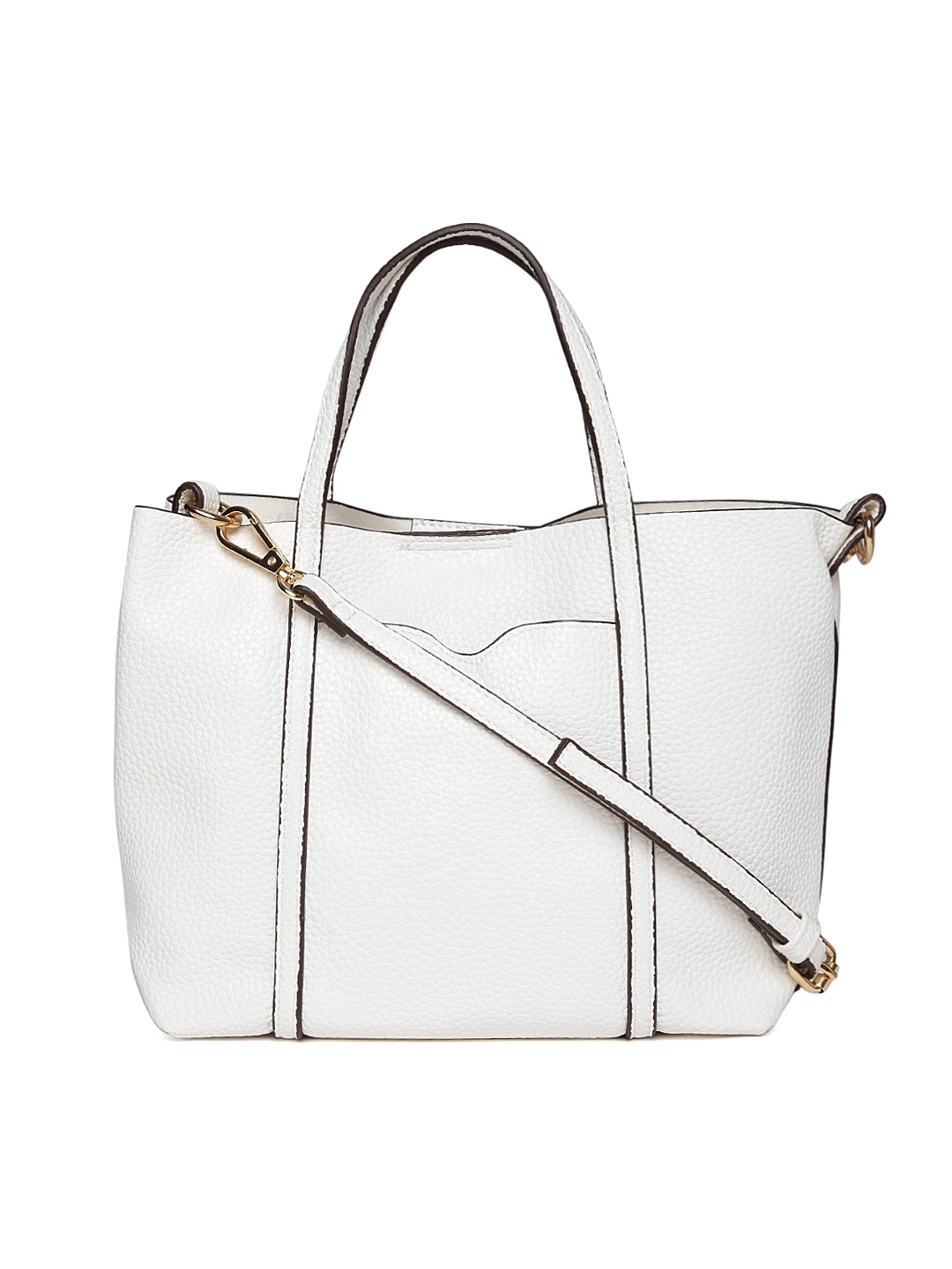 Buy MANGO White Solid Handbag - Handbags for Women 2141986 | Myntra