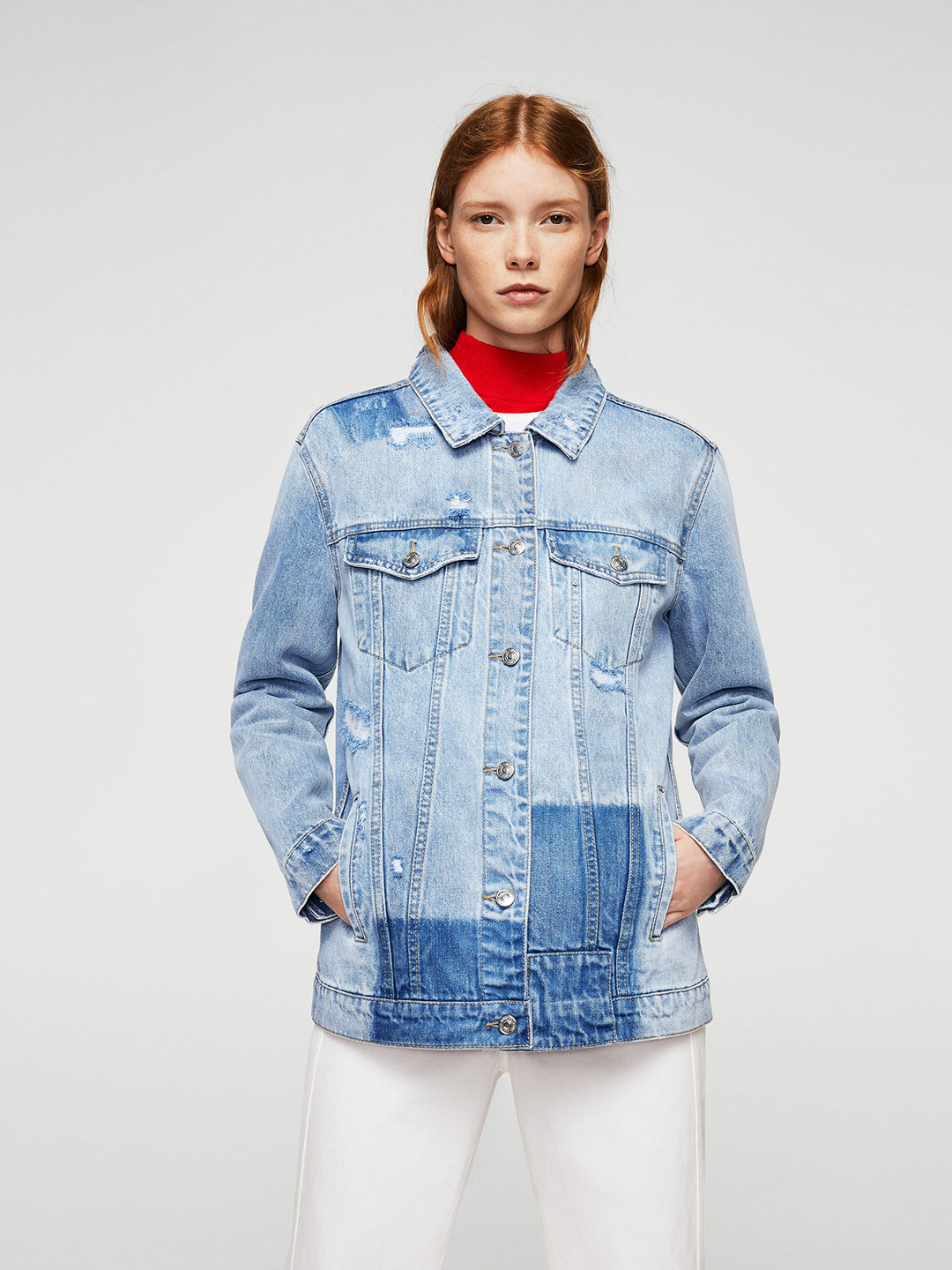 mango denim jacket uk