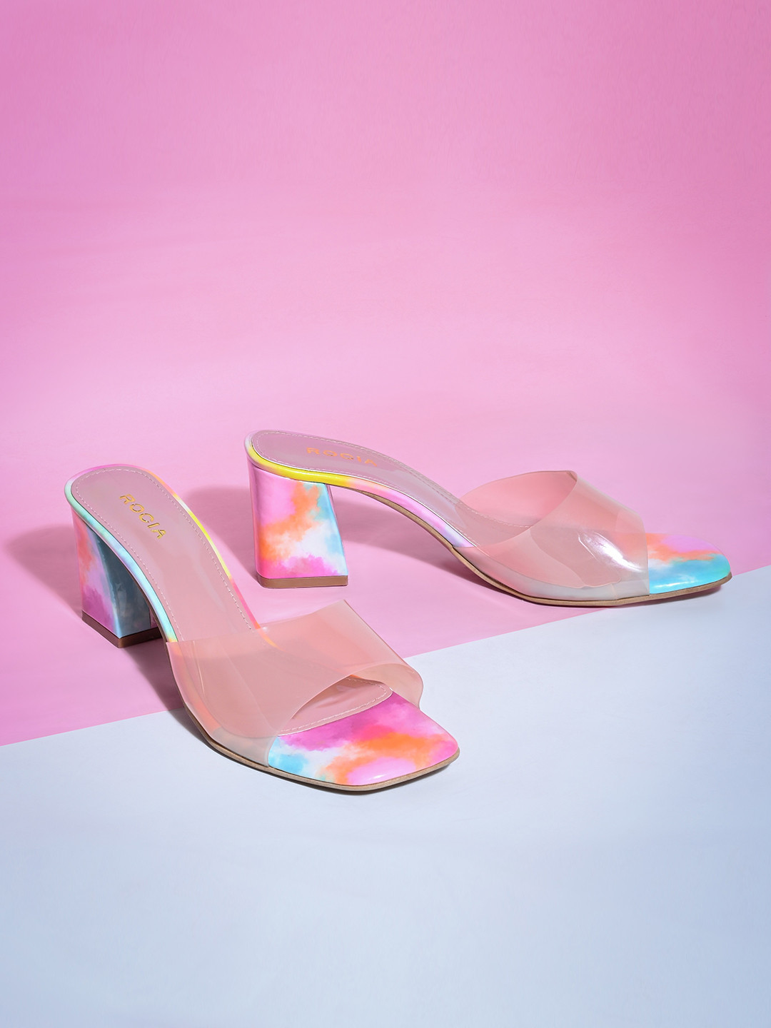 Buy Rocia Printed Block Heels Heels for Women 21424316 Myntra