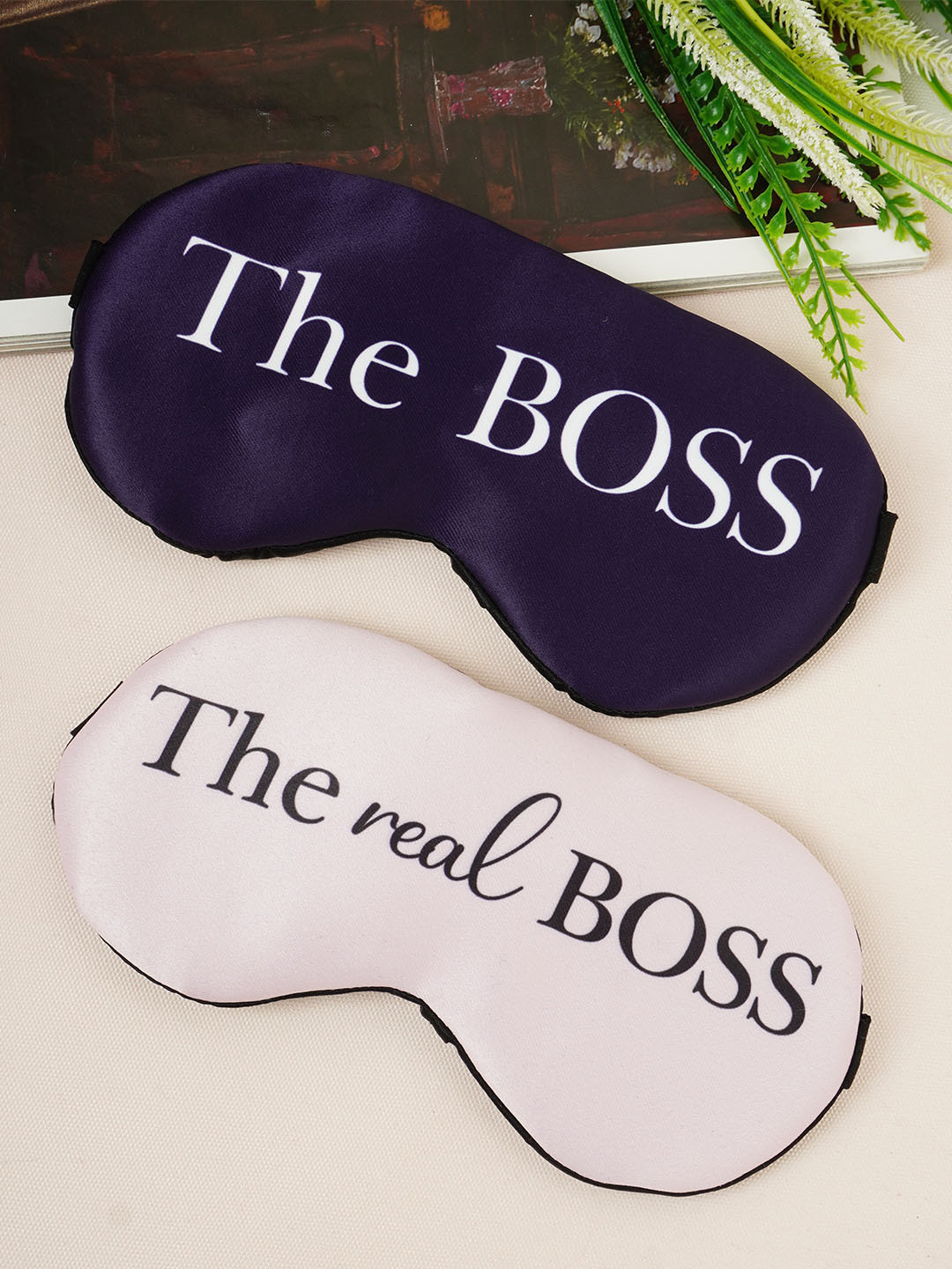 Buy Crazy Corner Pack Of 2 Printed Sleeping Mask Travel Accessory for